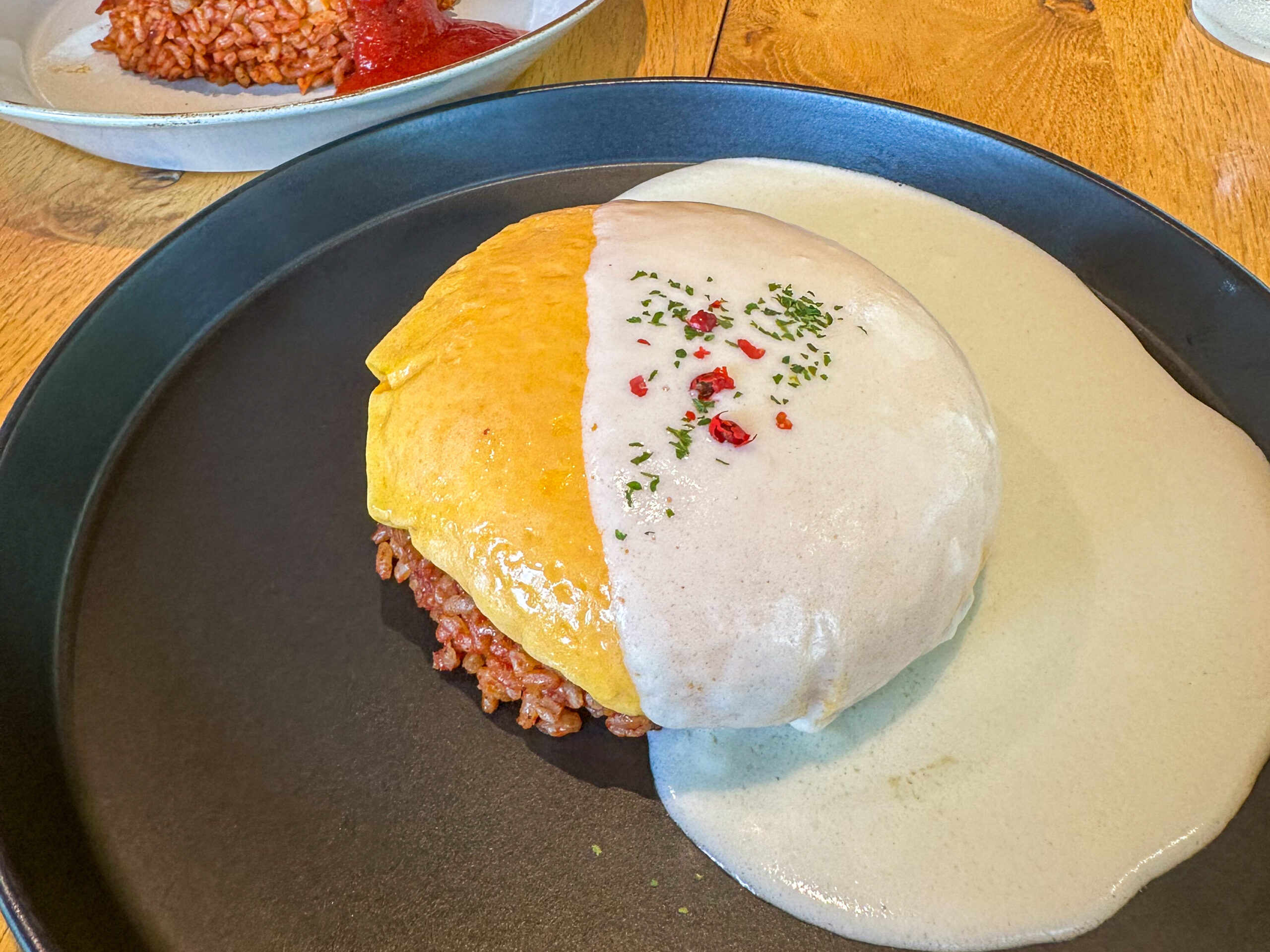 たまご農家のキッチンレシピヲの4種のぜいたくチーズオムライス