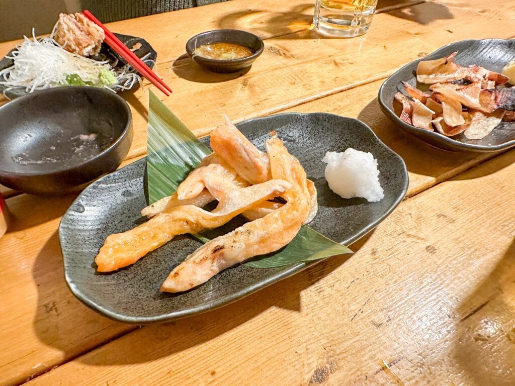 北海道 海鮮居酒屋 魚人(うおっと)大通店のサーモンのハラス焼き